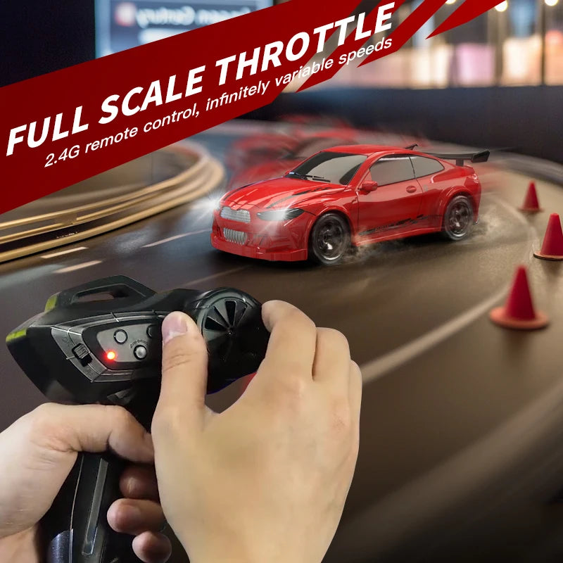 1/64 2.4G High speed Mini Drift Rc Car 4WD Remote Control Car Four Wheel Drive Radio Controlled Mini Racing Model Boy Toy Gifts