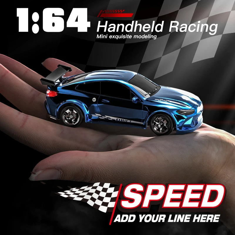 1/64 2.4G High speed Mini Drift Rc Car 4WD Remote Control Car Four Wheel Drive Radio Controlled Mini Racing Model Boy Toy Gifts