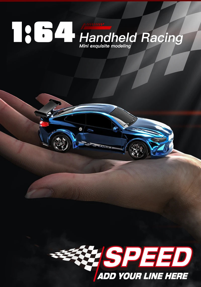 1/64 2.4G High speed Mini Drift Rc Car 4WD Remote Control Car Four Wheel Drive Radio Controlled Mini Racing Model Boy Toy Gifts